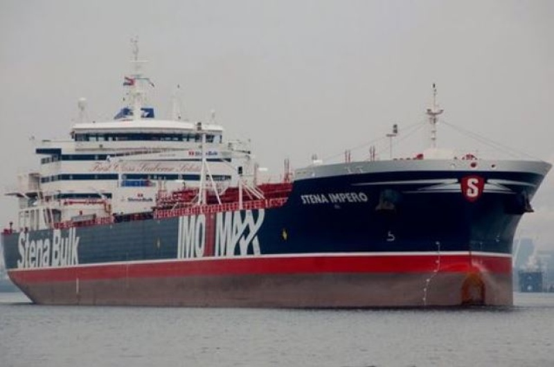 Navio petroleiro Stena Impero, da empresa Stena Bulk 