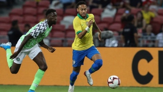 Neymar disputa amistoso contra a Nigéria