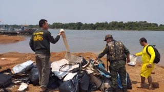 Campanha Praia Limpa 2019 coletou quase 12 toneladas de lixo na região do Parque Estadual do Cantão 