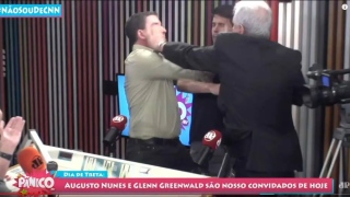 Glenn Greenwald e Augusto Nunes