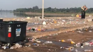 Lixo na Via Lago