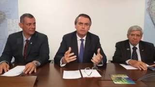 Otávio do Rêgo Barros, Jair Bolsonaro e Augusto Heleno