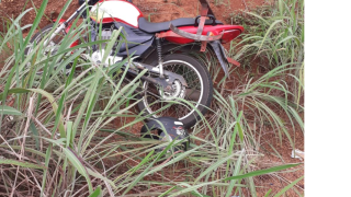 Motocicleta roubada e recuperada em ação da PM