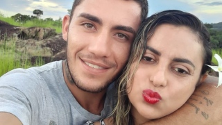 Allan Pereira dos Reis, de 22 anos, com Fernanda Souza Silva, de 33 anos