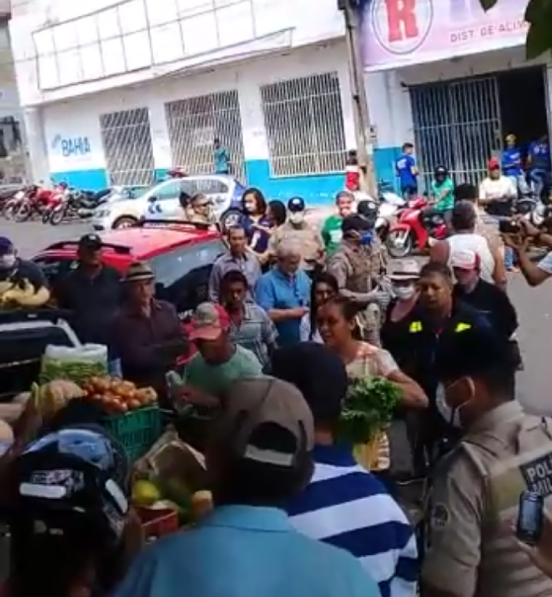 Confusão no mercado municipal de Araguaína