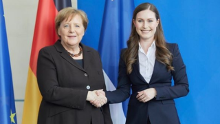 Angela Merkel e Sanna Marin