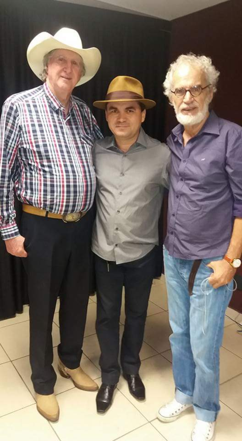 Sérgio Reis, Claudiva Santiago e Renato Teixeira