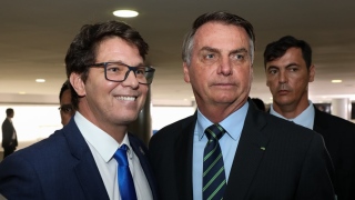 Mário Frias e Jair Bolsonaro