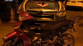 Moto usada em assalto encontrada pela PM em Gurupi 