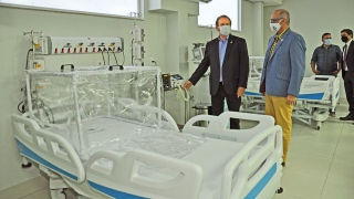 Visita ao Hospital Oncológico que será usado para pacientes com Covid-19