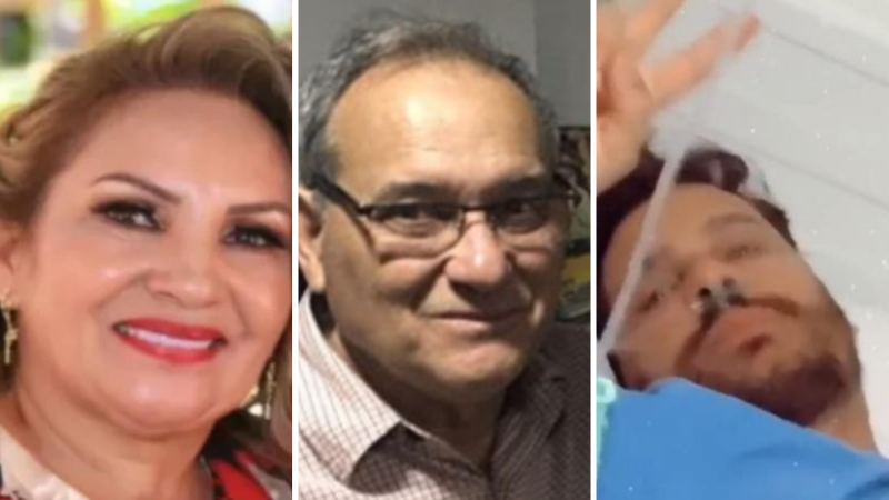Shirley Máximo, João Luiz Máximo e Cauan Máximo. 