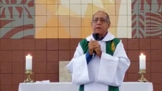 O padre Antônio Firmino Lopes Lana, da Paróquia de São João Batista Foto: Reprodução