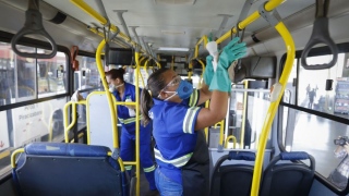 Ônibus limpeza higiene 