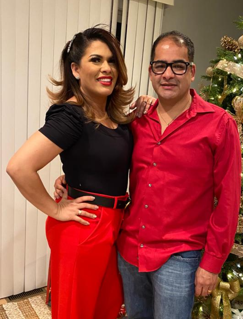 Lorena Lúcia Gomes, 41 anos, veio de Boston (EUA) com o marido Mistefic José Rocha, 53 anos