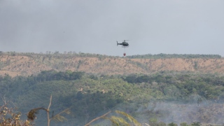 Combate aos focos de incêndio no Cerrado Tocantinense