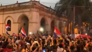 Protestos no Paraguai