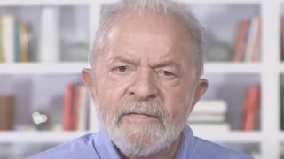 Lula durante pronunciamento 