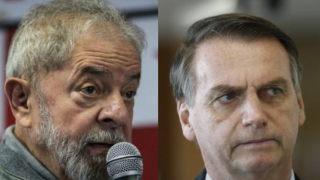 Jair Bolsonaro e Lula 