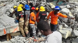Haiti foi atingido por um forte terremoto em 14 de agosto