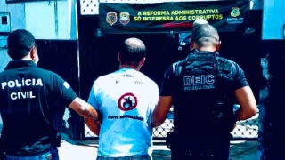 Homem preso em Tabocão pela Polícia Civil