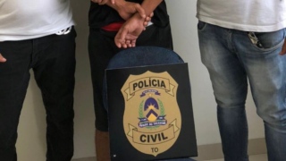 Homem preso pela Polícia Civil em Araguaína