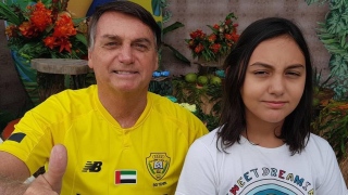Bolsonaro e filha