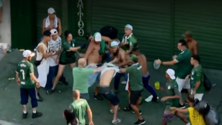 Torcedores do Palmeiras se envolveram em confusão após derrota no Mundial