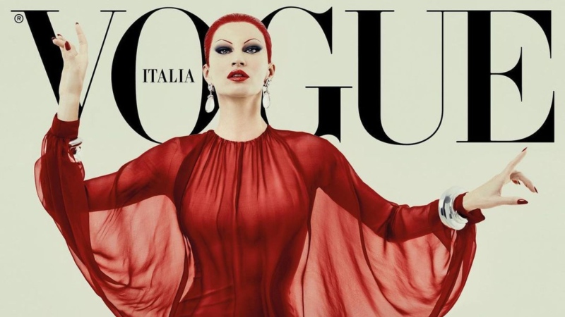 Gisele Bündchen na capa da versão italiana da Vogue