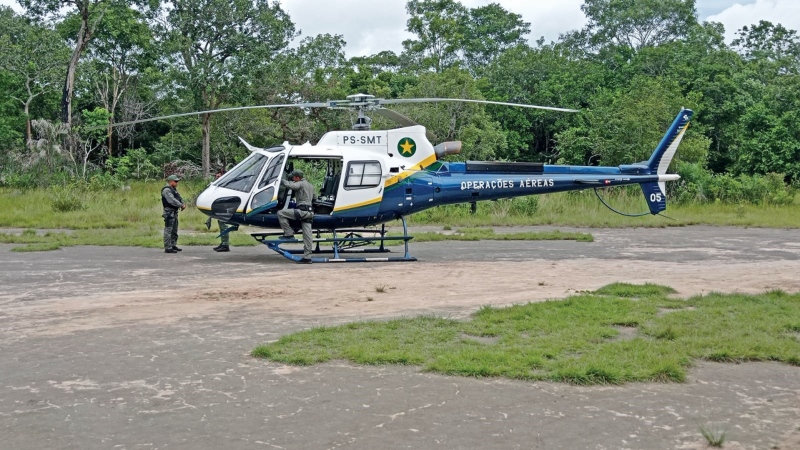 helicóptero Mato Grosso
