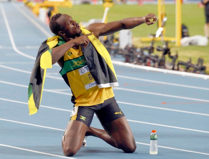 O jamaicano Usain Bolt