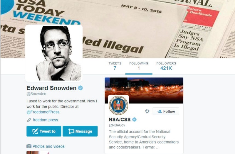 Snowden Twitter