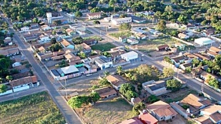 Imagem aérea da cidade de Peixe