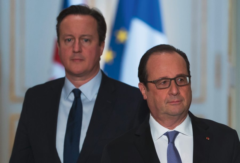 Hollande e Cameron